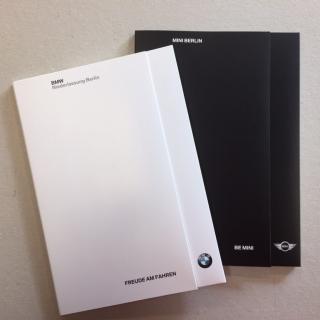 BMW und MINI Mappen - Mappen, Stanzen, Präsentationsmappen